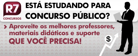R7 Concurso Aproveite os melhores professores, materiais e o suporte que você precisa